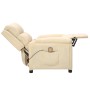 Sillón de masaje de tela color crema by , Electric massage chairs - Ref: Foro24-342360, Price: 223,63 €, Discount: %