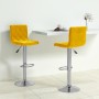 Taburetes de cocina 2 unidades terciopelo amarillo mostaza by , Kitchen stools - Ref: Foro24-333694, Price: 133,54 €, Discoun...