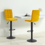 Taburetes de cocina 2 unidades terciopelo amarillo mostaza | Foro24.es | Tu tienda online para hogar, jardín y más Foro24.es