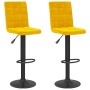 Taburetes de cocina 2 unidades terciopelo amarillo mostaza | Foro24.es | Tu tienda online para hogar, jardín y más Foro24.es