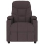 Sillón de masaje eléctrico tela marrón oscuro by , Electric massage chairs - Ref: Foro24-339097, Price: 258,54 €, Discount: %