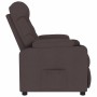 Sillón de masaje eléctrico tela marrón oscuro by , Electric massage chairs - Ref: Foro24-339097, Price: 258,54 €, Discount: %