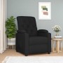 Sillón reclinable de tela negro de , Sillones - Ref: Foro24-339104, Precio: 208,33 €, Descuento: %