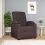 Sillón reclinable de tela marrón by , Armchairs - Ref: Foro24-339106, Price: 203,64 €, Discount: %