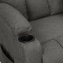 Sillón reclinable de tela gris oscuro by , Armchairs - Ref: Foro24-339083, Price: 183,22 €, Discount: %