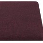 Paneles de pared 12 uds tela morado 30x15 cm 0,54 m² by , Wall covering - Ref: Foro24-343766, Price: 20,85 €, Discount: %