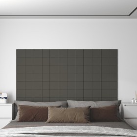 Paneles de pared 12 uds terciopelo gris oscuro 60x15 cm 1,08 m² von , Wandverkleidung - Ref: Foro24-344064, Preis: 29,35 €, R...