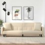 Sofá cama con cojines tela color crema | Foro24.es | Tu tienda online para hogar, jardín y más Foro24.es