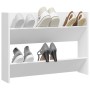 Zapatero de pared madera contrachapada blanco 80x18x60 cm von , Schuhregale und Schuhorganisatoren - Ref: Foro24-806741, Prei...