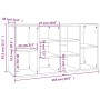 Banco zapatero madera contrachapada roble ahumado 103x30x54,5cm de , Zapateros y organizadores de calzado - Ref: Foro24-82636...