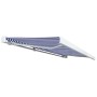 Toldo de carrete motorizado azul y blanco 500x300 cm von , Markisen - Ref: Foro24-3052665, Preis: 680,14 €, Rabatt: %