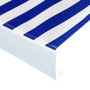 Toldo de carrete motorizado azul y blanco 500x300 cm von , Markisen - Ref: Foro24-3052665, Preis: 680,14 €, Rabatt: %