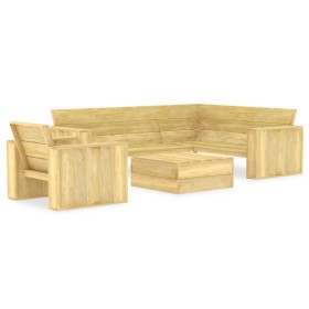 Juego de muebles de jardín 3 piezas madera de pino impregnada by , Garden sets - Ref: Foro24-3053192, Price: 586,98 €, Discou...