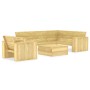 Juego de muebles de jardín 3 piezas madera de pino impregnada von , Gartensets - Ref: Foro24-3053192, Preis: 586,98 €, Rabatt: %
