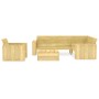 Juego de muebles de jardín 3 piezas madera de pino impregnada von , Gartensets - Ref: Foro24-3053192, Preis: 586,98 €, Rabatt: %