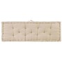 Cojines para muebles de palets 2 unidades algodón beige by , Cushions for chairs and sofas - Ref: Foro24-3053637, Price: 139,...