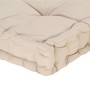 Cojines para muebles de palets 2 unidades algodón beige by , Cushions for chairs and sofas - Ref: Foro24-3053637, Price: 139,...