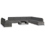 Juego de muebles de jardín 10 piezas ratán sintético gris by , Garden sets - Ref: Foro24-3054610, Price: 1,00 €, Discount: %