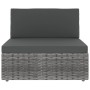 Juego de muebles de jardín 8 piezas ratán sintético gris by , Garden sets - Ref: Foro24-3054604, Price: 816,56 €, Discount: %
