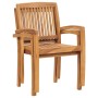 Sillas de jardín 2 uds con cojines madera maciza de teca azul by , Garden chairs - Ref: Foro24-3063256, Price: 213,75 €, Disc...