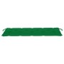 Banco de jardín apilable con cojín madera de teca 159 cm by , garden benches - Ref: Foro24-3063326, Price: 240,37 €, Discount: %