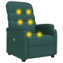 Sillón de masaje de tela verde oscuro by , Electric massage chairs - Ref: Foro24-321232, Price: 203,09 €, Discount: %