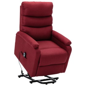 Sillón elevable tela rojo tinto de , Sillones - Ref: Foro24-321239, Precio: 342,81 €