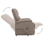 Sillón elevable tela gris taupe von , Sessel - Ref: Foro24-329707, Preis: 360,89 €, Rabatt: %