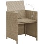 3-piece garden dining set with beige cushions by vidaXL, Garden sets - Ref: Foro24-3094300, Price: 223,31 €, Discount: %