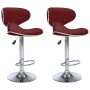 323649  Bar Stools 2 pcs Wine Red Faux Leather | Foro24.es | Tu tienda online para hogar, jardín y más Foro24.es