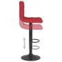 Taburetes de cocina 2 unidades tela rojo tinto by , Kitchen stools - Ref: Foro24-334290, Price: 135,14 €, Discount: %