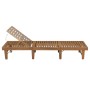 Tumbona plegable con cojín madera maciza de acacia von , Liegen - Ref: Foro24-3064168, Preis: 222,34 €, Rabatt: %