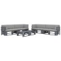 Muebles de palets 6 pzas y cojines madera pino impregnada gris by , Garden sets - Ref: Foro24-3066987, Price: 658,41 €, Disco...