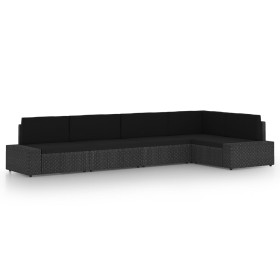Comprar Set de muebles de jardín 5 pzas ratán