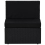 Set muebles de jardín 12 pzas ratán sintético y cojines negro by , Garden sets - Ref: Foro24-3067141, Price: 1,00 €, Discount: %
