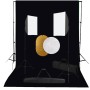 Kit de estudio fotográfico con luces softbox, fondo y reflector von , Blitze und Studiobeleuchtung - Ref: Foro24-3067052, Pre...