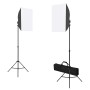 Kit de estudio fotográfico con luces softbox, fondo y reflector von , Blitze und Studiobeleuchtung - Ref: Foro24-3067052, Pre...