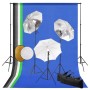 Kit estudio fotográfico con lámparas sombrillas fondo reflector | Foro24.es | Tu tienda online para hogar, jardín y más Foro24.es