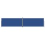 Toldo lateral retráctil azul 220x1000 cm de vidaXL, Sombrillas - Ref: Foro24-318052, Precio: 142,95 €, Descuento: %