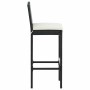 Conjunto de bar para jardín 3 piezas con cojines negro by , Garden sets - Ref: Foro24-3067974, Price: 317,19 €, Discount: %