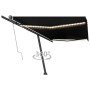 Toldo automático LED sensor de viento gris antracita 500x350 cm de , Toldos - Ref: Foro24-3069874, Precio: 869,60 €