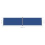 Toldo lateral retráctil azul 220x1000 cm de vidaXL, Sombrillas - Ref: Foro24-318052, Precio: 142,95 €, Descuento: %