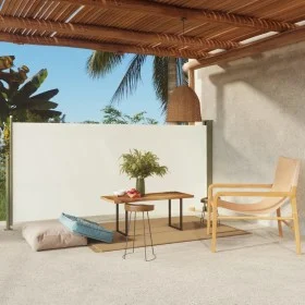 Retractable cream garden side awning 140x300 cm by vidaXL, Umbrellas - Ref: Foro24-317875, Price: 68,09 €, Discount: %
