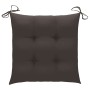 Sillas de jardín apilables 6 uds madera de teca con cojines von , Gartenstühle - Ref: Foro24-3073275, Preis: 636,92 €, Rabatt: %