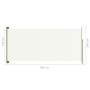 Cremefarbene ausfahrbare seitliche Gartenmarkise 140x300 cm von vidaXL, Sonnenschirme - Ref: Foro24-317875, Preis: 69,59 €, R...