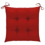 Sillas de jardín apilables 4 uds madera de teca con cojines by , Garden chairs - Ref: Foro24-3073261, Price: 426,88 €, Discou...