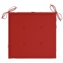 Sillas de jardín apilables 4 uds madera de teca con cojines von , Gartenstühle - Ref: Foro24-3073216, Preis: 431,61 €, Rabatt: %