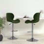 Taburetes de cocina 2 unidades terciopelo verde oscuro by , Kitchen stools - Ref: Foro24-334914, Price: 148,26 €, Discount: %