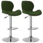 Taburetes de cocina 2 unidades terciopelo verde oscuro by , Kitchen stools - Ref: Foro24-334914, Price: 148,26 €, Discount: %