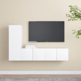 Set de muebles de salón TV 3 piezas madera de ingeniería blanco von , TV-Möbel - Ref: Foro24-3078673, Preis: 122,23 €, Rabatt: %